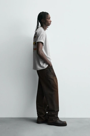 Футболка с графическим принтом MOTOR- Заказать в России