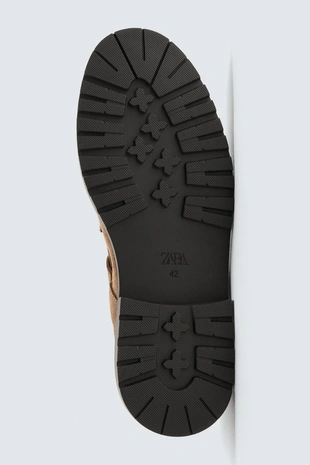 Кожаные туфли с пряжкой- Заказать в России