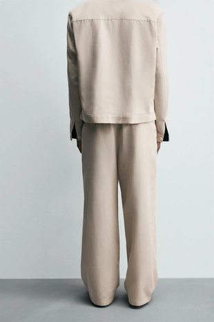 Beige | 6861/397/710 - Zara Брюки RELAXED FIT