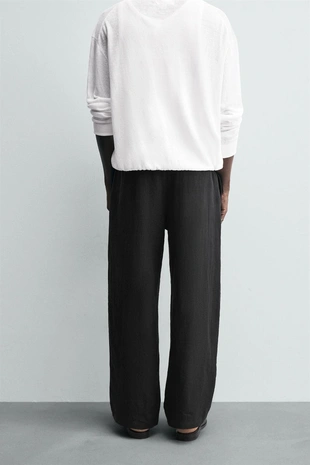 Брюки RELAXED FIT из 100% льна- Заказать в России