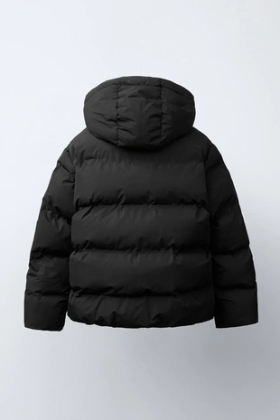 Стеганое пальто с нашивкой WATER REPELLENT- Заказать в России