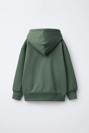 Mid-green | 0935/662/527 - Zara Комплект из толстовки и брюк-джоггеров с текстом