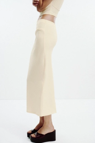 Юбка миди текстурная- Заказать в России