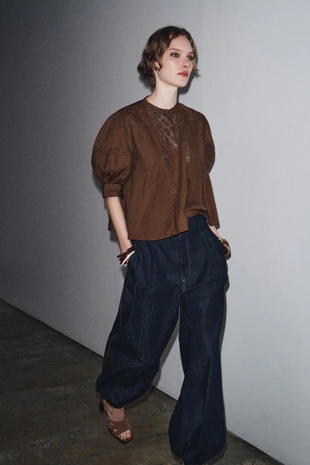 Блуза с кружевом — ZW COLLECTION- Заказать в России