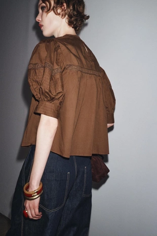 Блуза с кружевом — ZW COLLECTION- Заказать в России