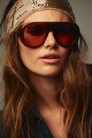 Приталенная джинсовая рубашка Z1975 с рукавами-буфами- Заказать в России