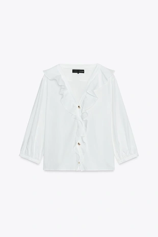 Рубашка из поплина с обоPками- Заказать в России