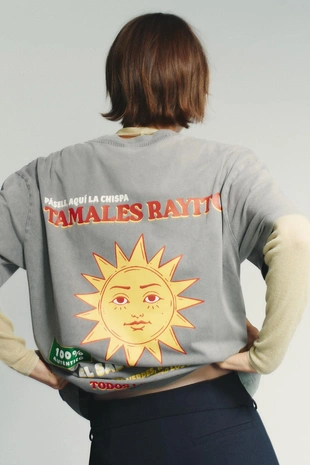 Футболка с текстовым принтом- Заказать в России