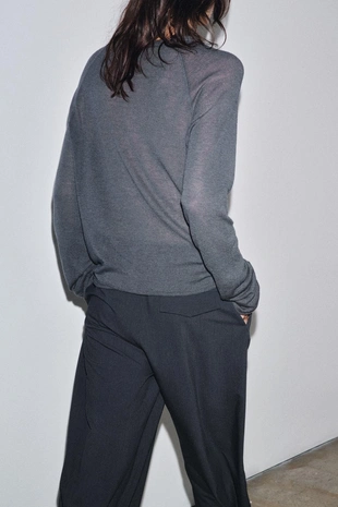 Футболка с длинными рукавами и шерстью- Заказать в России