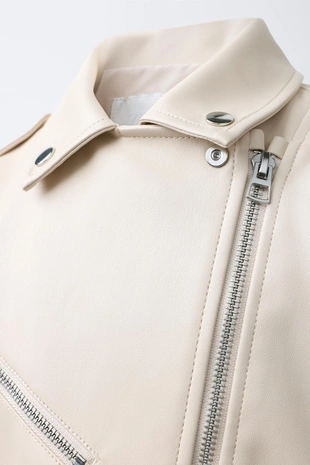 Куртка из искусственной кожи- Заказать в России