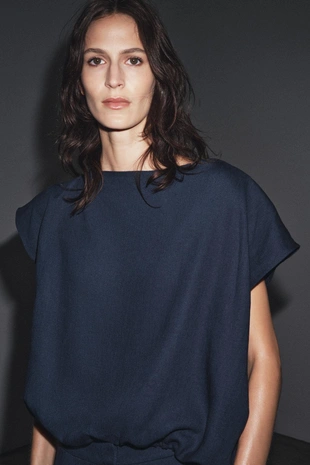 Купить Zara Топ из льняной ткани с завязками — ZW COLLECTION