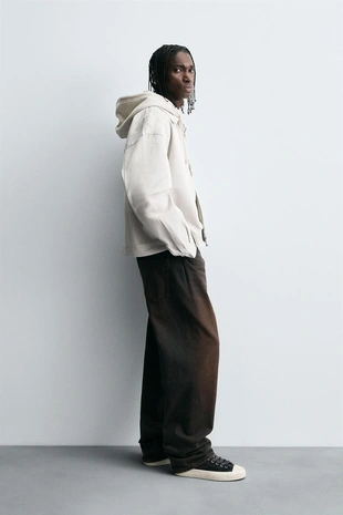 Джинсовая куртка свободного кроя- Заказать в России