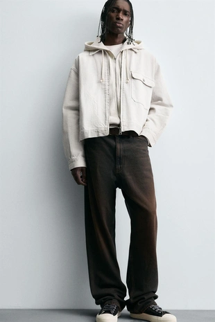 Джинсовая куртка свободного кроя- Заказать в России