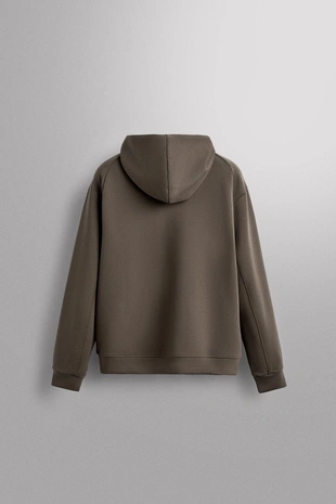 Купить Zara Техническая толстовка с капюшоном на молнии