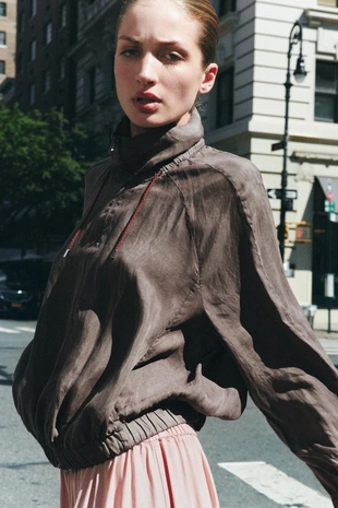 Струящийся бомбер — ZW COLLECTION- Заказать в России