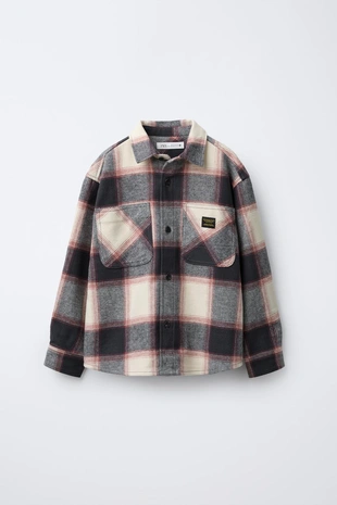 Купить Zara Куртка-рубашка в клетку