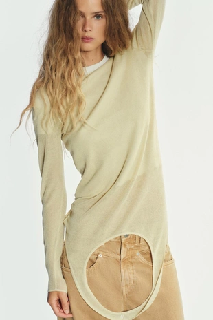 Трикотажный топ-трансформер- Заказать в России