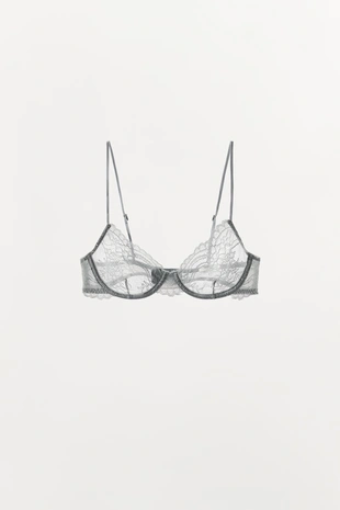 Кружевной бюстгальтер на косточках- Заказать в России