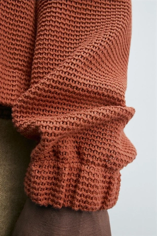 Толстовка с капюшоном из ткани с открытой текстурой- Заказать в России