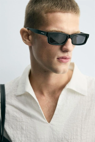 Рубашка-поло из рельефной ткани- Заказать в России