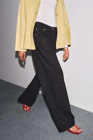 Джинсы WIDE-LEG с низкой посадкой — ZW COLLECTION- Заказать в России