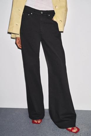 Джинсы WIDE-LEG с низкой посадкой — ZW COLLECTION- Заказать в России