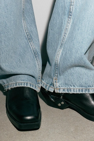 Прямые джинсы TRF с низкой посадкой- Заказать в России