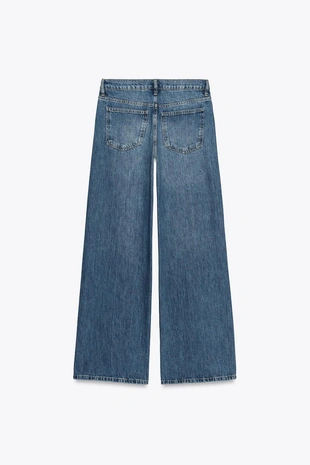 Джинсы WIDE-LEG с низкой посадкой — ZW COLLECTION- Заказать в России