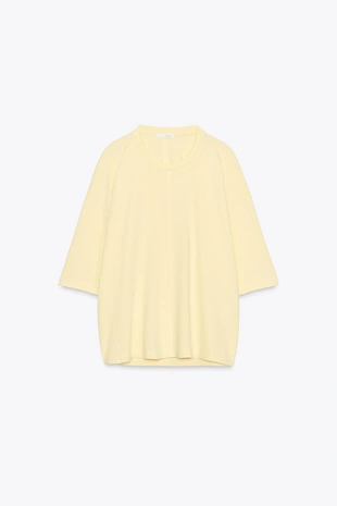 Футболка оверсайз с эффектом потертости- Заказать в России