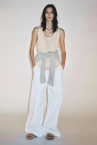 Двухслойный трикотажный топ- Заказать в России