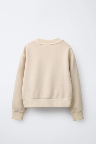 Butter | 3402/703/725 - Zara Комплект: толстовка и брюки WIDE LEG с текстом