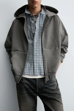 Худи BOXY FIT с капюшоном- Заказать в России