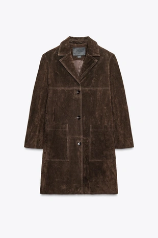 Пальто из 100% замши — ZW COLLECTION LIMITED EDITION - Заказать в России