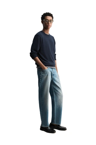 Хлопковый джемпер фактурной вязки- Заказать в России