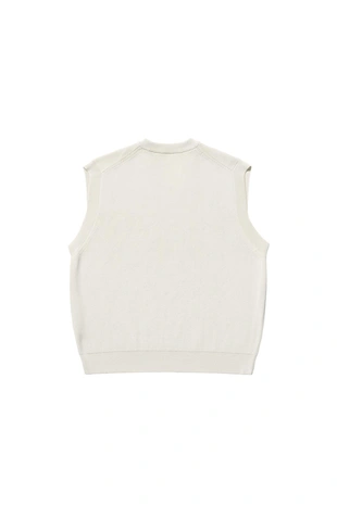 Хлопковый трикотажный жилет- Заказать в России