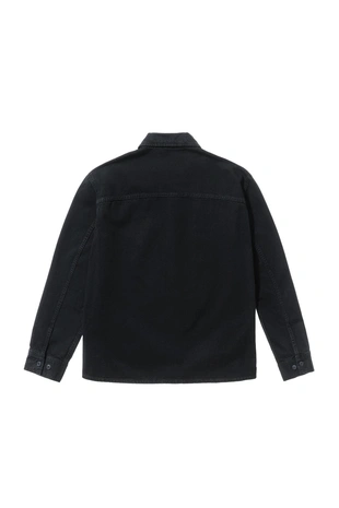 Джинсовая рубашка-поло- Заказать в России