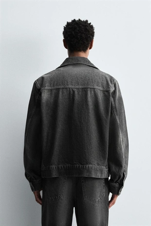 Charcoal | 3991/387/822 - Zara Джинсовая куртка-рубашка