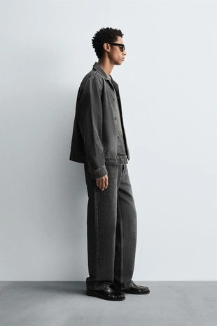 Джинсовая куртка-рубашка- Заказать в России