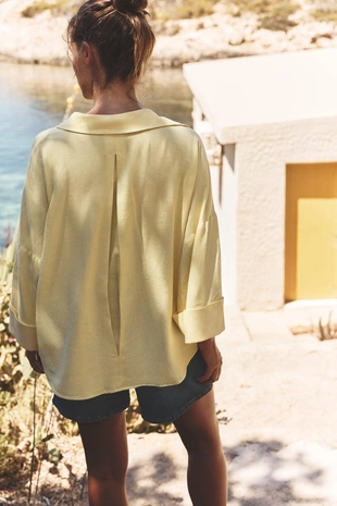 Blue | 7223/232/400 - Zara Шорты Z1975 MOM FIT HIGH WAIST