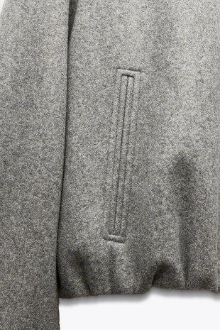 Бомбер из мягкой ткани- Заказать в России