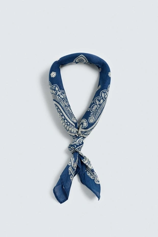 Купить Zara Бандана с принтом пейсли