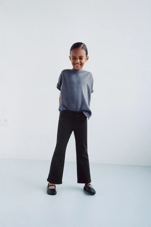 Легинсы FLARE с эффектом денима- Заказать в России