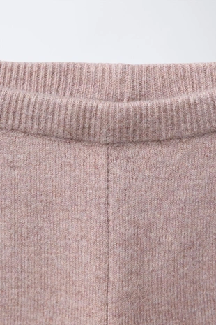 Трикотажные легинсы с кружевом- Заказать в России