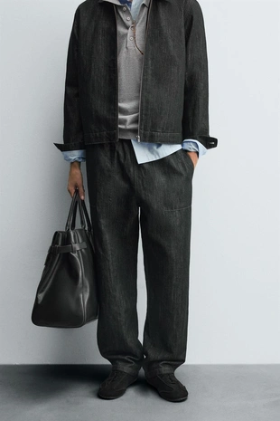 Джинсы-джоггеры RELAXED FIT- Заказать в России