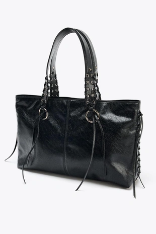 Сумка-шопер с бахромой- Заказать в России