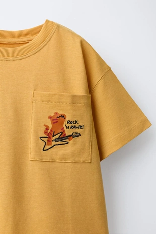 Футболка с вышивкой «животные»- Заказать в России