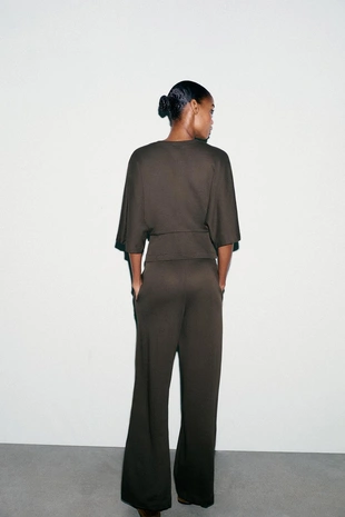 Прямые хлопковые брюки- Заказать в России