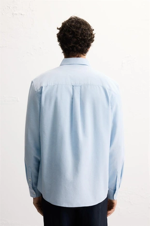 Рубашка оксфорд с текстурой