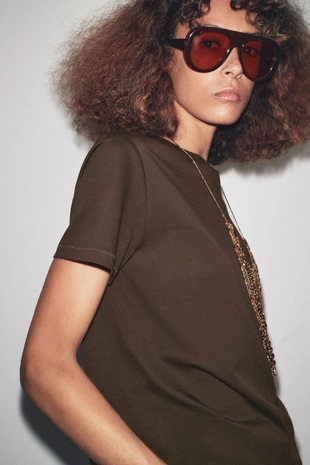 Футболка из мерсеризованного хлопка- Заказать в России