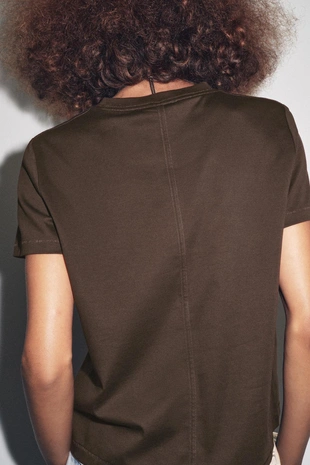 Футболка из мерсеризованного хлопка- Заказать в России